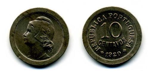 10 Centavo First Portuguese Republic (1910 - 1926) 銅/镍 