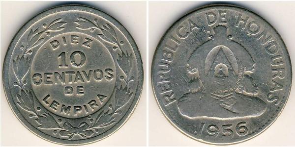 10 Centavo Honduras 銅/镍 