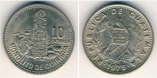 10 Centavo 危地马拉 銅/镍 
