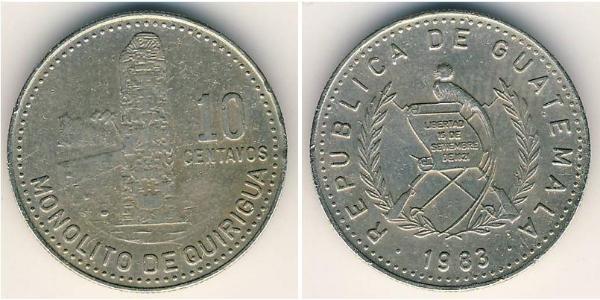 10 Centavo 危地马拉 銅/镍 