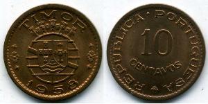 10 Centavo 东帝汶 青铜 