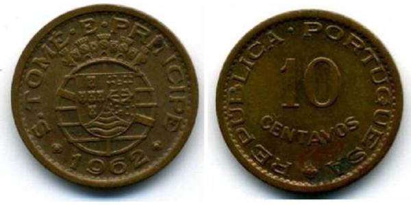 10 Centavo 圣多美和普林西比 青铜 
