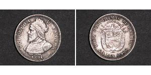 10 Centesimo Panama Argent Vasco Núñez de Balboa (1475 – 1519)