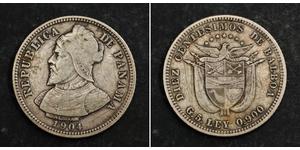 10 Centesimo Panama Argent Vasco Núñez de Balboa (1475 – 1519)