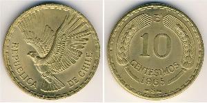 10 Centesimo Chile Bronze 