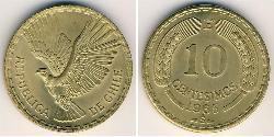 10 Centesimo Cile Bronzo 