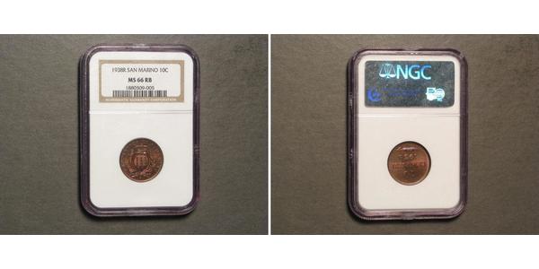 10 Centesimo San Marino Cobre 