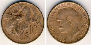 10 Centesimo Kingdom of Italy (1861-1946) Copper Victor Emmanuel III of Italy (1869 - 1947)