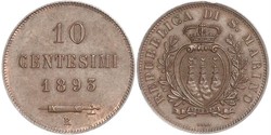 10 Centesimo San Marino Kupfer 