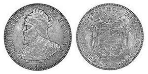 10 Centesimo Panamá Plata Vasco Núñez de Balboa (1475 – 1519)