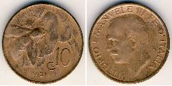 10 Centesimo Kingdom of Italy (1861-1946) Rame Vittorio Emanuele III d