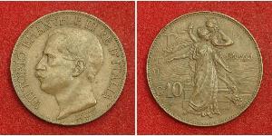 10 Centesimo Kingdom of Italy (1861-1946) Rame Vittorio Emanuele III d