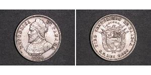 10 Centesimo Republic of Panama Silver Vasco Núñez de Balboa (1475 – 1519)