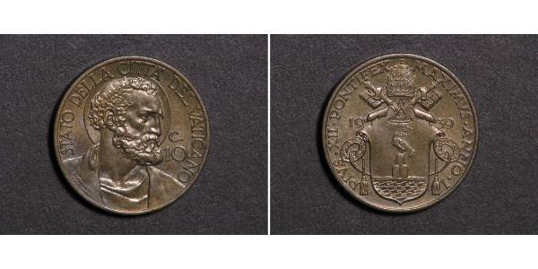 10 Centesimo Vatican (1926-)  