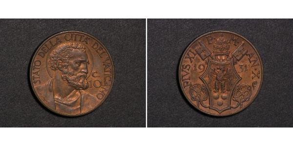 10 Centesimo Vaticano (1926-)  