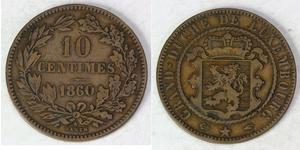 10 Centime Luxembourg Copper 