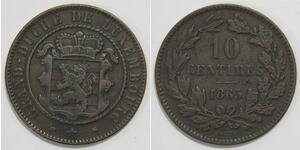 10 Centime Luxembourg Copper 