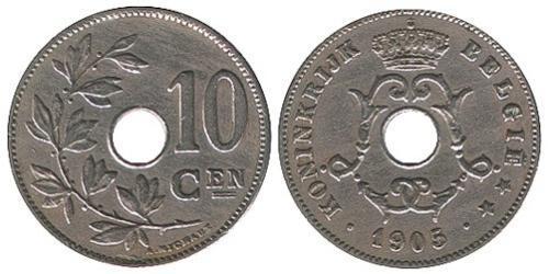 10 Centime Belgium Copper/Nickel 