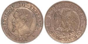 10 Centime Second Empire (1852-1870) Cuivre Napoleon III (1808-1873)