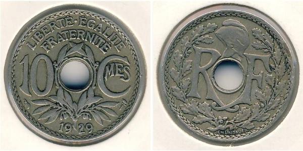 10 Centime Vichy France (1940-1944) / Troisième République (1870-1940)  Cuivre/Nickel 