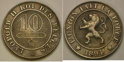 10 Centime Belgien Kupfer 