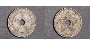 10 Centime Geschichte der Demokratischen Republik Kongo (1908 - 1960) Kupfer 