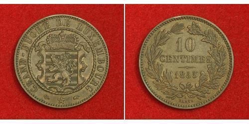 10 Centime Luxemburg Kupfer 