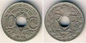 10 Centime Vichy France (1940-1944) / Dritte Französische Republik (1870-1940)  Kupfer/Nickel 