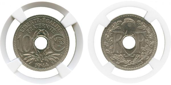 10 Centime Vichy France (1940-1944) / Dritte Französische Republik (1870-1940)  Kupfer/Nickel 