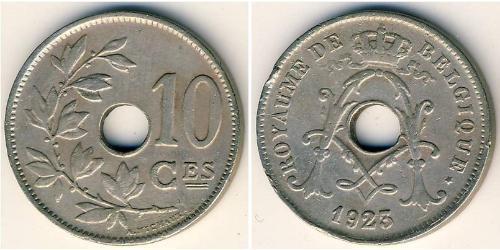 10 Centime Belgio Rame/Nichel 