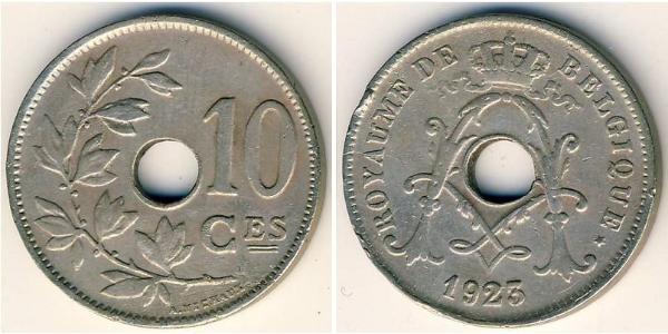 10 Centime Belgio Rame/Nichel 