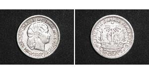 10 Centime Haiti Silber 