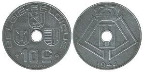 10 Centime Belgium Zinc 