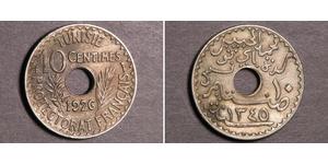 10 Centime Tunisia / 法国 Zinc 