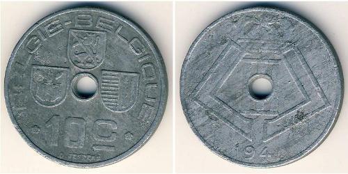 10 Centime 比利时 Zinc 