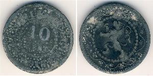 10 Centime Belgio Zinco 
