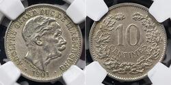 10 Centime Luxemburgo  