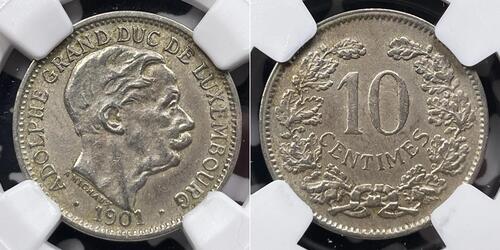 10 Centime Luxemburgo  