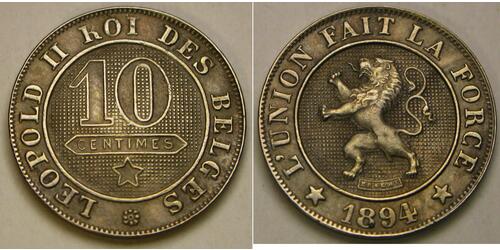 10 Centime 比利时 銅 