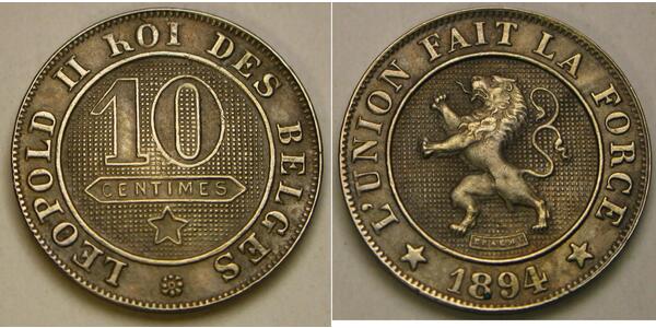 10 Centime 比利时 銅 