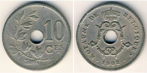 10 Centime 比利时 銅/镍 