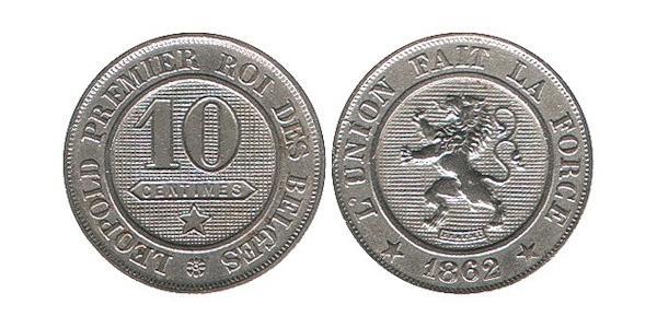 10 Centime 比利时 銅/镍 