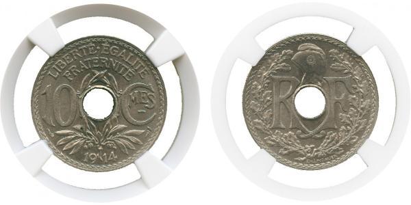 10 Centime 法兰西第三共和国 (1870 - 1940) / 維希法國 (1940 - 1944) 銅/镍 
