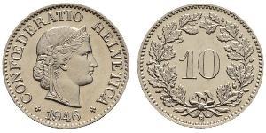 10 Centime / 10 Rappen 瑞士 銅/镍 