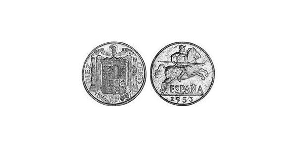 10 Centimo Espagne franquiste (1936 - 1975) Aluminium 