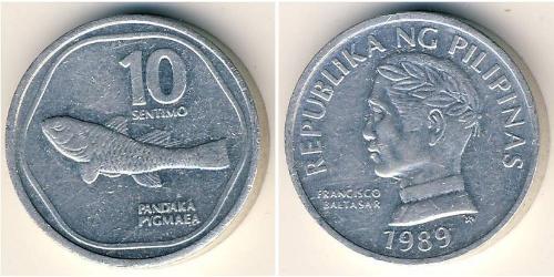 10 Centimo Philippinen Aluminium 