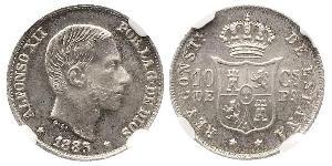 10 Centimo Philippines Argent 