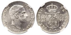 10 Centimo Philippines Argent 