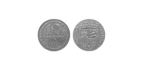 10 Centimo 西班牙第二共和国 (1931 - 1939) Iron 