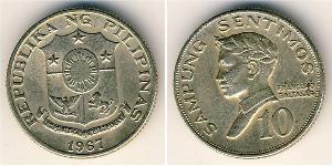 10 Centimo Philippinen Kupfer/Nickel 